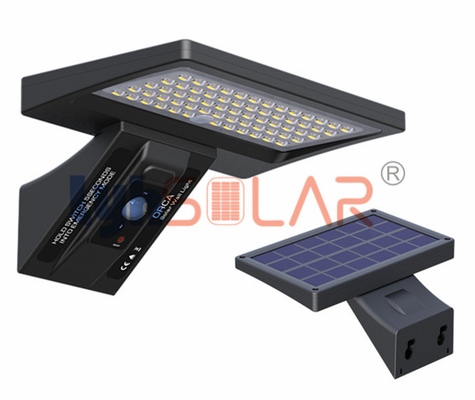 Schwarze Bewegungs-Sensor-Solarplattform beleuchtet 5W 3000K CCT für Garten-dekorative Beleuchtung