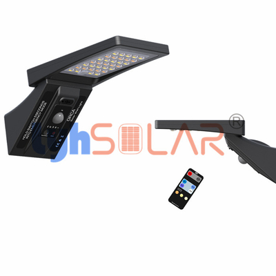 3 W schwarze Solar-Deckleuchten für den Außenbereich mit Abstrahlwinkel der PC-Linse Typ II