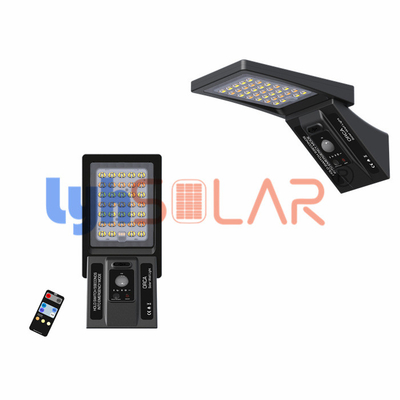 Fernbedienung 3W Solar Deck Zaun Lichter Boden Lichter 3000-6000k Outdoor mit PIR Bewegungssensor
