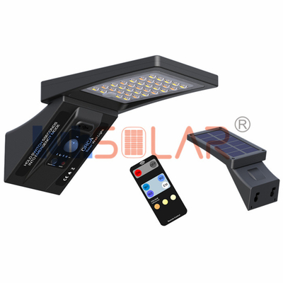Fernbedienung 3W Solar Deck Zaun Lichter Boden Lichter 3000-6000k Outdoor mit PIR Bewegungssensor