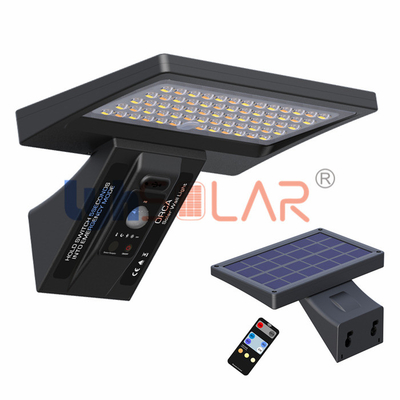 Schwarzer Posten der Plattform-5W führte Solarmaterialien ABS der licht-3000k CTT und Anti-UV PC Linse