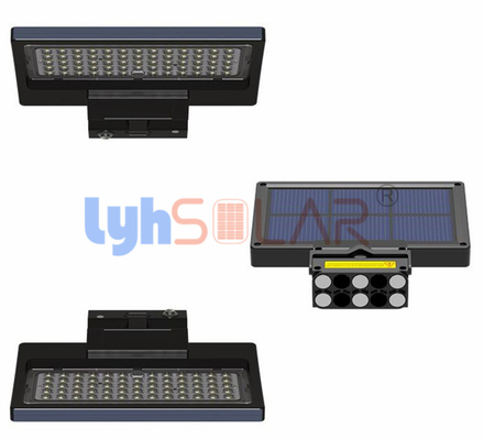 Solarsicherheits-Wandleuchte mit 64 LED im Freien mit aufladendem und Solaraufladendem USB