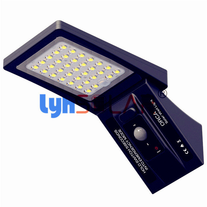 Wasserdichte Sensor-geführte helle Solarlampe der Bewegungs-IP65 mit 34pcs hohe helle LED