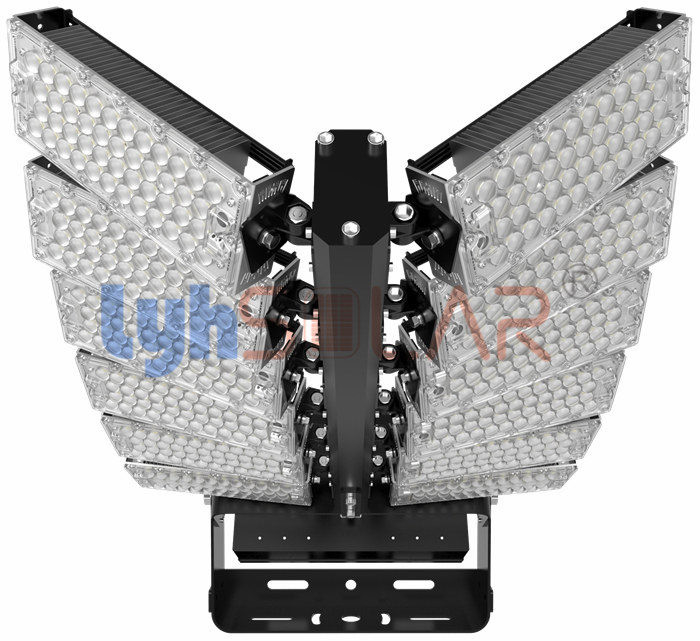 1440 W Outdoor-LED-Sportleuchten 3000–6000 K mit PC-Linse, 20 Grad Abstrahlwinkel