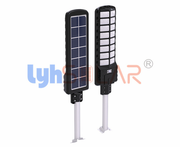 garten-Straßenlaterne Smd5730 des Schwarz-2500Lm imprägniern Solarmit IP65 für im Freien