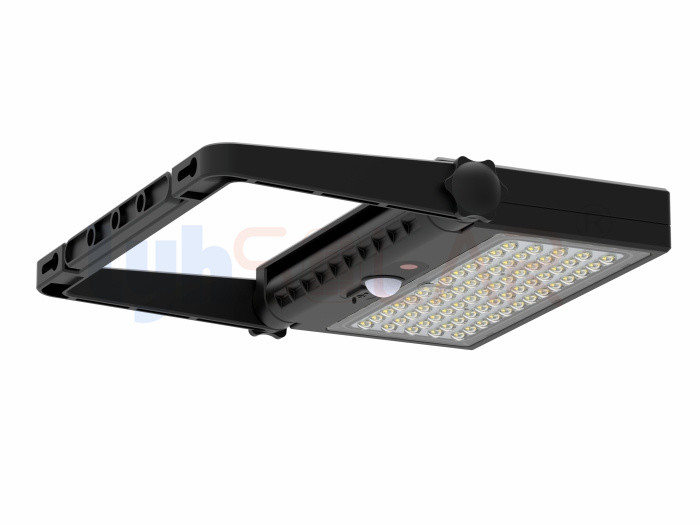 Schwarze Pad-Form Solarflutleuchten im Freien über 1000Lm mit CE RoHS-Zulassung